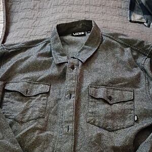 Vans Charcoal Men's Dress Shirt